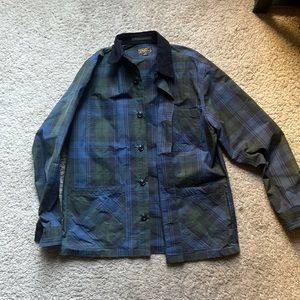Wallace & Barnes plaid chore jacket